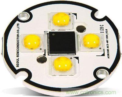 Acrich2　ACLED在LED數(shù)量增加、亮度表現(xiàn)提升，可直接AC電源驅(qū)動，簡省驅(qū)動電路設(shè)計空間與成本