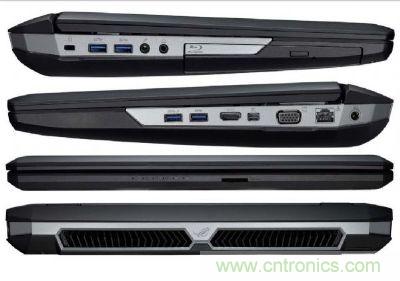 圖1：華碩新款高階筆記本電腦，預(yù)計(jì)搭載Thunderbolt高速傳輸接口