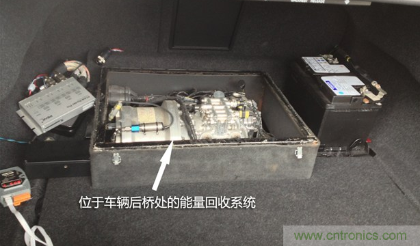 圖2:位于車輛后橋處的系統(tǒng)回收裝置