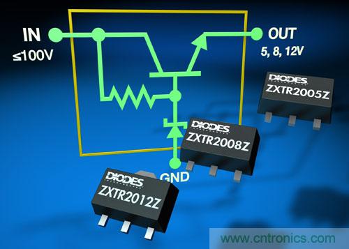 Diodes全新集成高壓穩(wěn)壓器晶體管,顯著提升功率密度和減少器件數(shù)量