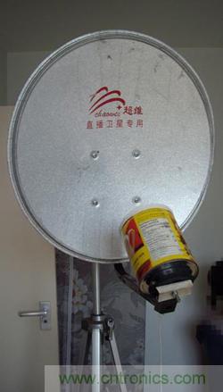 最簡(jiǎn)單使用的天線&mdash;&mdash;罐頭天線，可做正饋大鍋饋源！ 