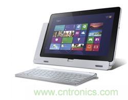 Acer變形筆記本產(chǎn)品，為利用OGS觸屏技術(shù)強(qiáng)化產(chǎn)品的薄化設(shè)計(jì)