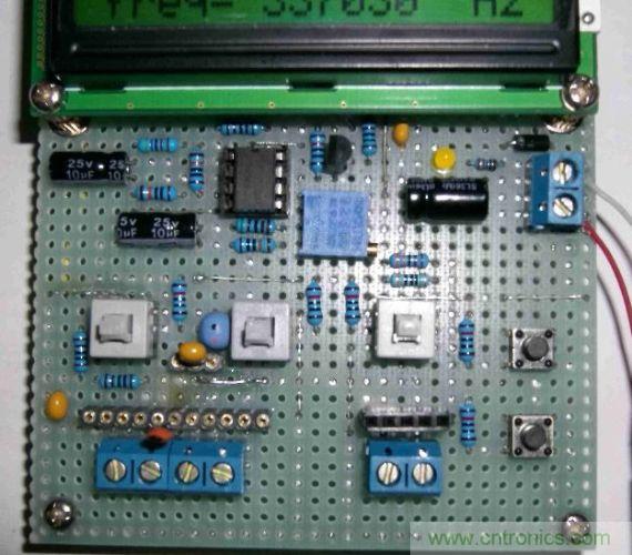 DIY集電容、電感和頻率為一體的測量儀器