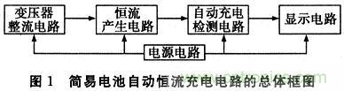 推薦:一款簡(jiǎn)易電池自動(dòng)恒流充電電路設(shè)計(jì)
