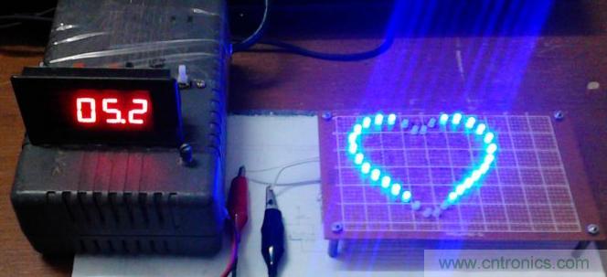 三八節(jié)將至！DIY心形LED流水燈！你們懂的~