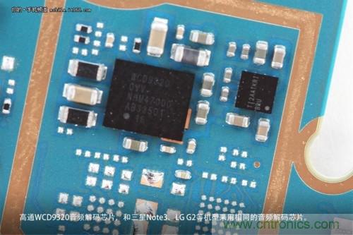 WCD9320音頻解碼芯片，和Note 3以及G2上采用的一模一樣