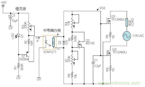 圖1：基于有源器件的線性區(qū)域進(jìn)行功率控制。