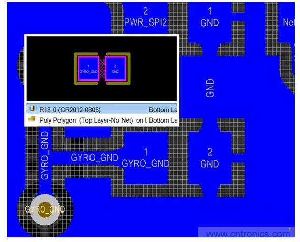 在遠(yuǎn)處用一個0&Omega;的電阻隔開