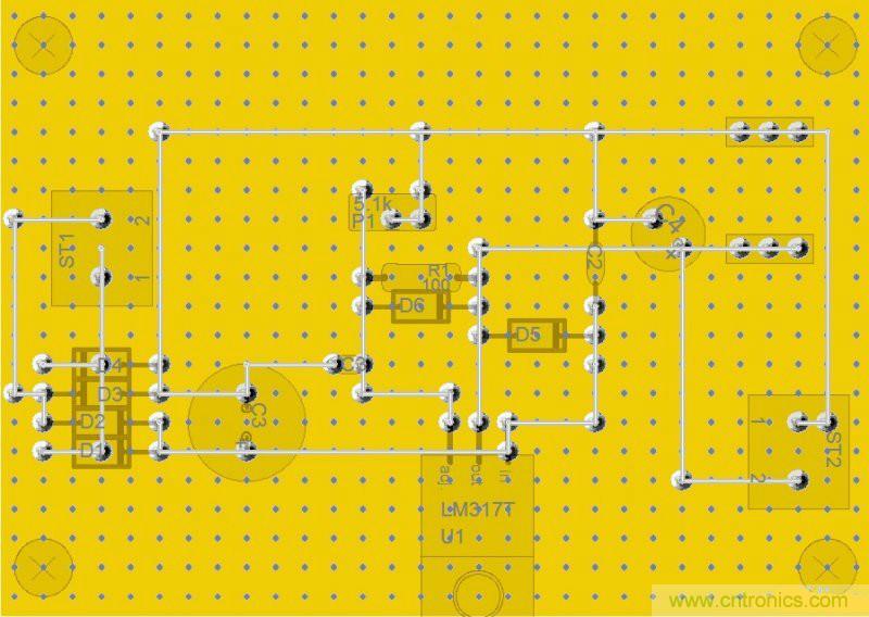 網(wǎng)友分享:DIY一個LM317 可調(diào)穩(wěn)壓電源