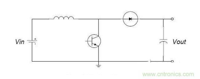 boost開關(guān)升壓電路的原理圖