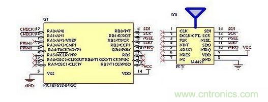 無(wú)線(xiàn)模塊連接電路