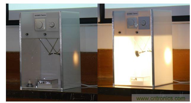 競爭對手MR16驅(qū)動產(chǎn)品與變壓器適配不好，導(dǎo)致不亮且閃爍嚴(yán)重