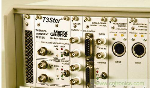 通過瞬態(tài)響應(yīng)，我們可自動確定 LED 套件樣本的結(jié)構(gòu)函數(shù)。這一 R/C 模式可直接用于熱模擬軟件