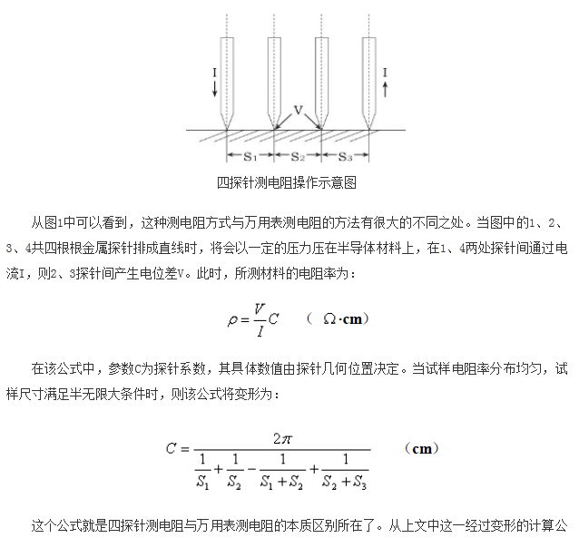 如何區(qū)分萬用表測電阻和四探針測電阻？