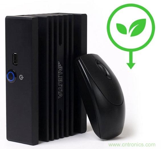 圖10：Aluetia新開(kāi)發(fā)的超低耗電無(wú)風(fēng)扇小巧PC。