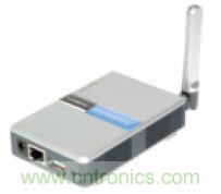 圖1：Linksys WPS54G打印服務(wù)器。
