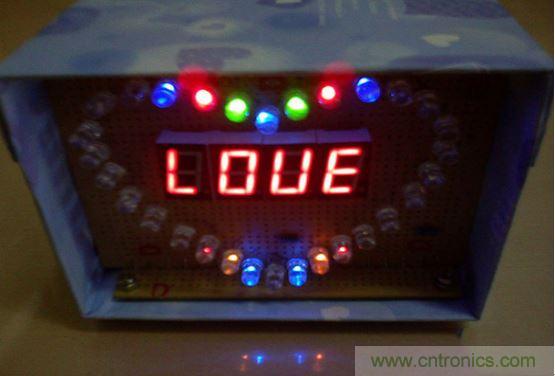 零基礎(chǔ)小白也可以做的愛心彩燈，送給心愛的Ta