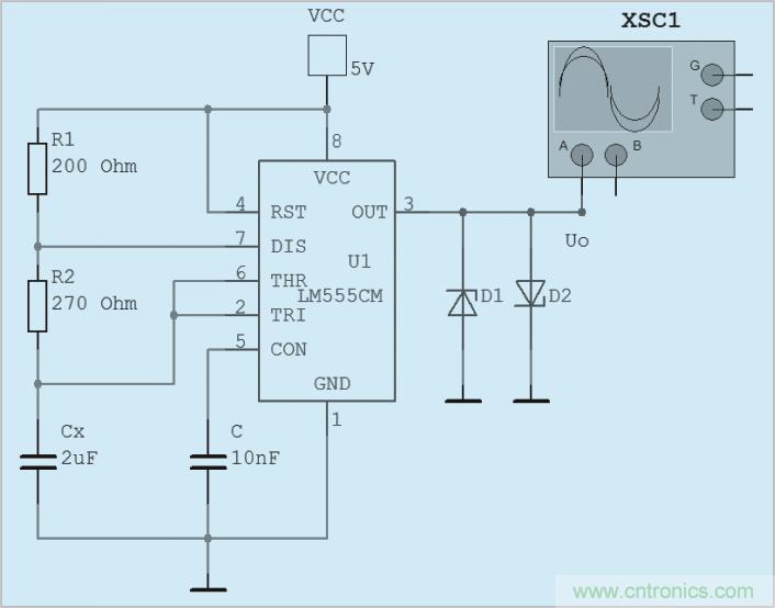 用555定時(shí)器如何設(shè)計(jì)電容測(cè)試儀？