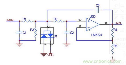 橫擺角速度、縱向/橫向加速度傳感器接口電路