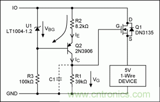 為5V 1-Wire&reg;從器件提供過壓保護(hù)