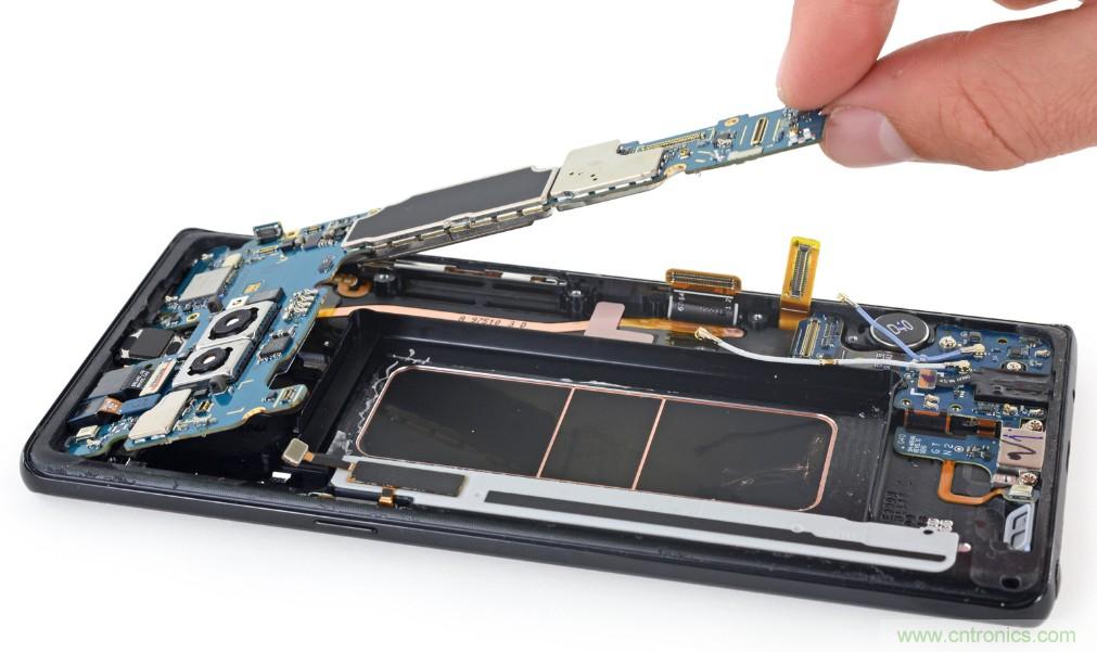 三星Note 8拆解，模塊化+分離式設(shè)計(jì)成趨勢(shì)？