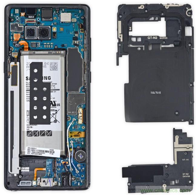 三星Note 8拆解，模塊化+分離式設(shè)計(jì)成趨勢(shì)？