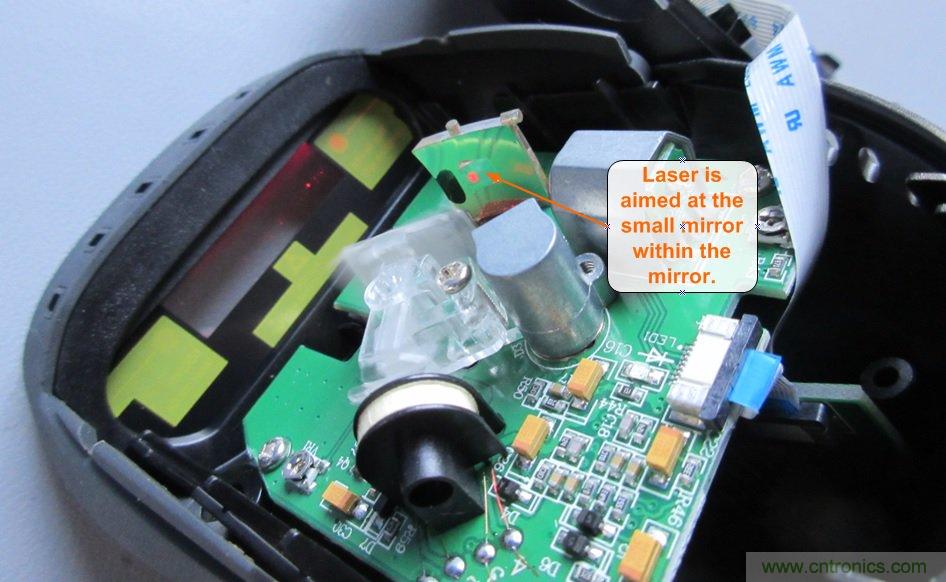 拆解45美元的藍牙無線條碼掃描槍，發(fā)現(xiàn)里面鏡中有鏡