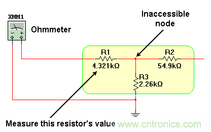 嵌入式電阻摸不到，那么怎么來(lái)測(cè)量？