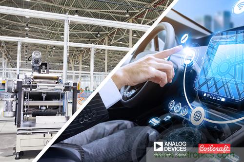 貿(mào)澤聯(lián)手Analog Devices與Coilcraft推出降噪解決方案,有效抑制汽車和工業(yè)應(yīng)用中的EMI干擾