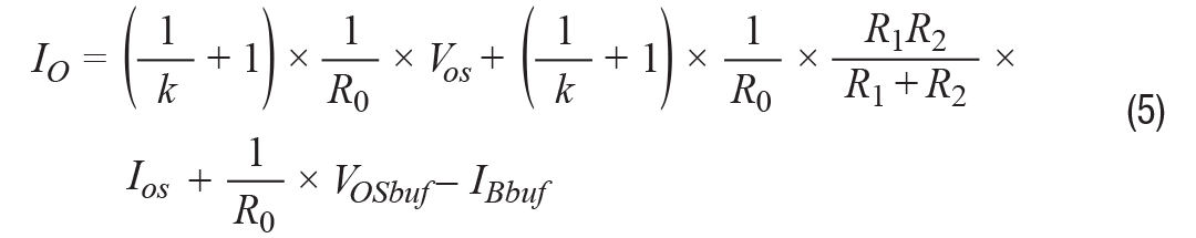 高精度、快速建立的大電流源