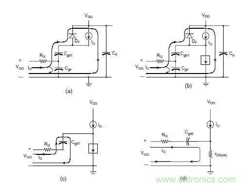 MOS管開關(guān)時的米勒效應(yīng)！