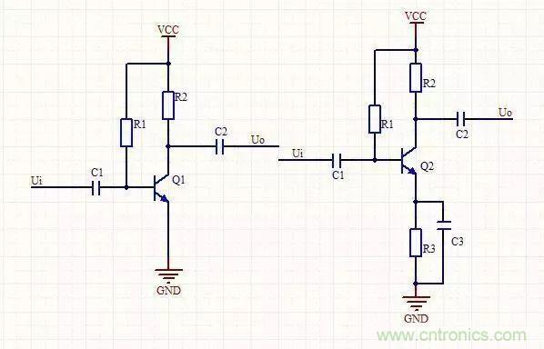 什么是共集、共基、共射放大器？如何分辨3類放大器