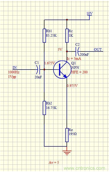 模擬電路難度最大:三極管共射極放大電路 模擬電路難度最大:三極管共射極放大電路