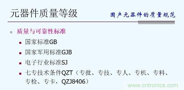 元器件應(yīng)用可靠性如何保證，都要學(xué)習(xí)航天經(jīng)驗(yàn)嗎？