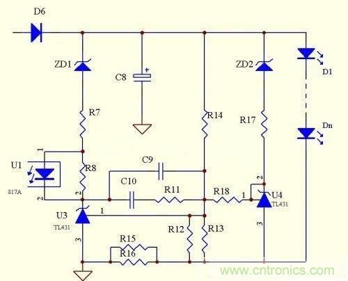 LED驅(qū)動(dòng)電源：3個(gè)電路巧妙利用TL431來(lái)恒流！