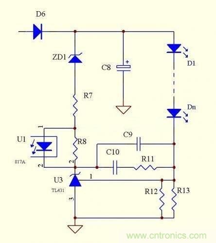LED驅(qū)動(dòng)電源：3個(gè)電路巧妙利用TL431來(lái)恒流！