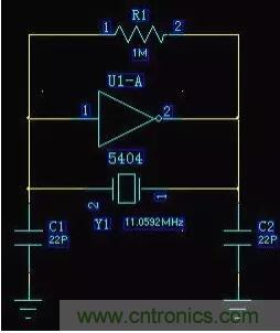 MCU振蕩電路晶體旁的22pF電容是干什么的？附圖分析