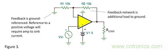 靠近接地?cái)[動&mdash;&mdash;單電源工作