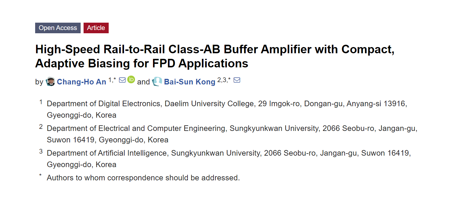 新型Class-AB緩沖放大器，適用于FPD應(yīng)用