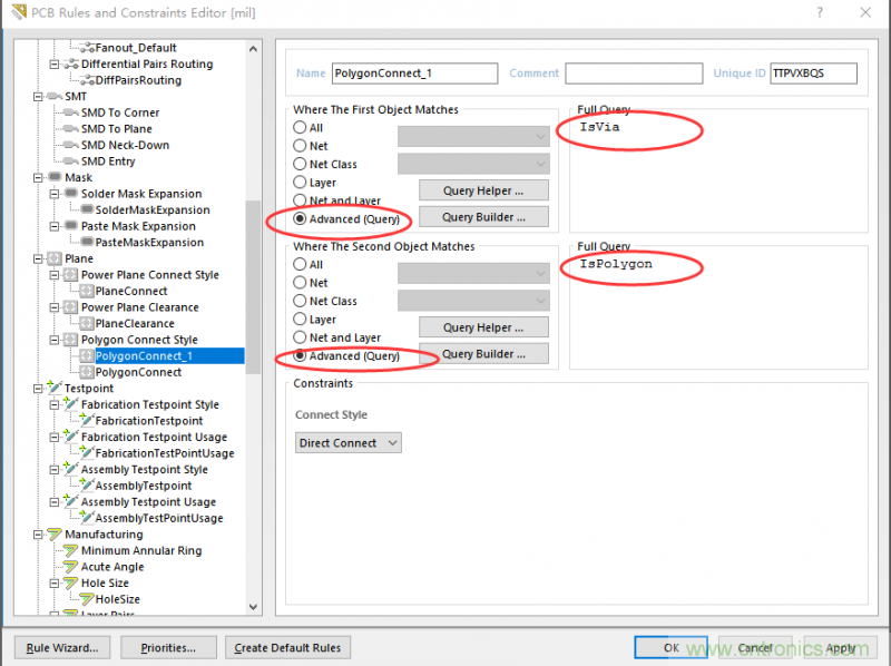 如何引腳接地十字焊盤，過(guò)孔完全接地?