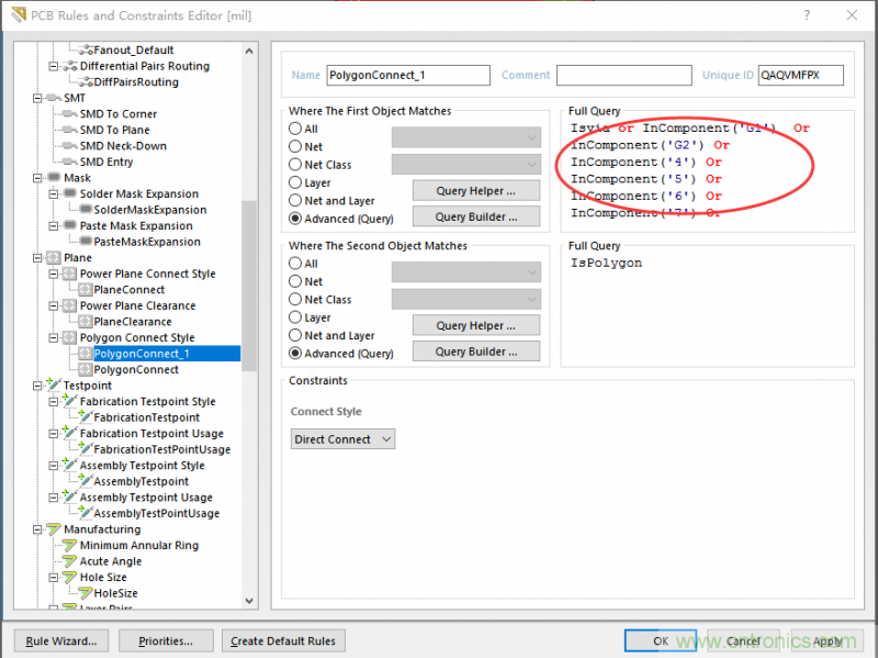 如何引腳接地十字焊盤，過(guò)孔完全接地?