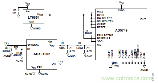 10kHz MEMS加速度計(jì)，提供4mA至20mA輸出，適合狀態(tài)監(jiān)控應(yīng)用