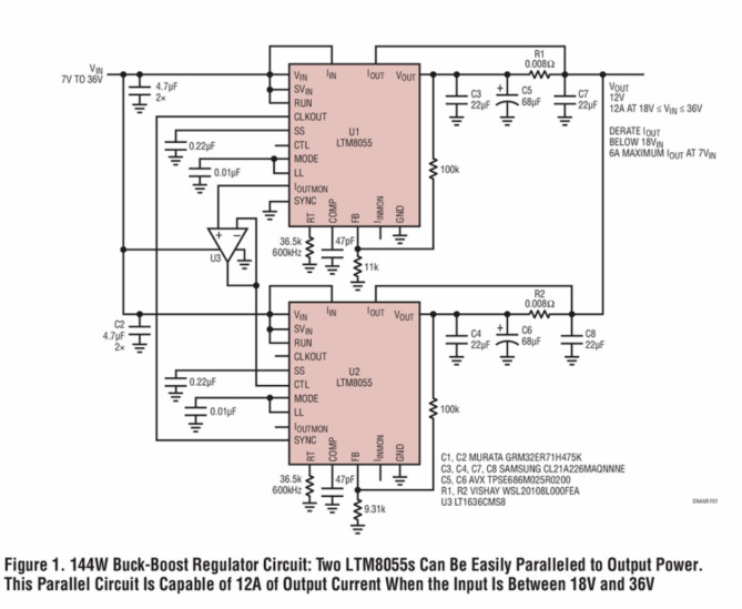 助你輕松并聯(lián)增加輸出功率，這款&mu;Module穩(wěn)壓器你愛了沒？