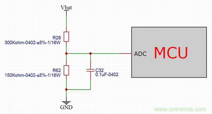 電池電壓偵測(cè)電路&ldquo;踩坑&rdquo;：分壓電阻的精度竟然是5%，不是1%