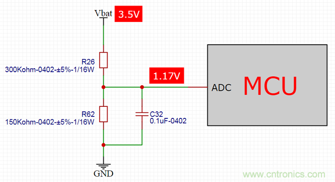 電池電壓偵測(cè)電路&ldquo;踩坑&rdquo;：分壓電阻的精度竟然是5%，不是1%