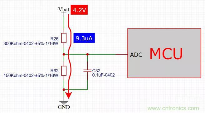 電池電壓偵測(cè)電路&ldquo;踩坑&rdquo;：分壓電阻的精度竟然是5%，不是1%
