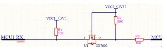 不同的電平信號的MCU如何進行串口通信？