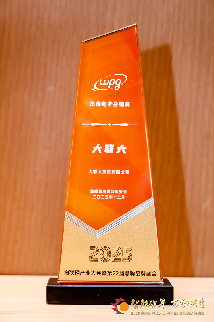 二十載深耕，今朝加冕：大聯(lián)大獲物聯(lián)網大會公認“杰出電子分銷商”殊榮