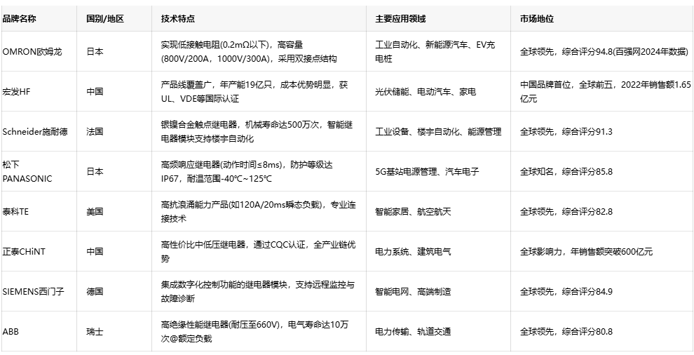 電力繼電器技術(shù)全景：原理、選型與品牌戰(zhàn)略