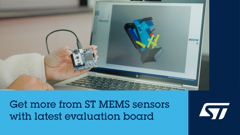 意法半導(dǎo)體升級傳感器評估板STEVAL-MKI109D，加快即插即用傳感模塊評估